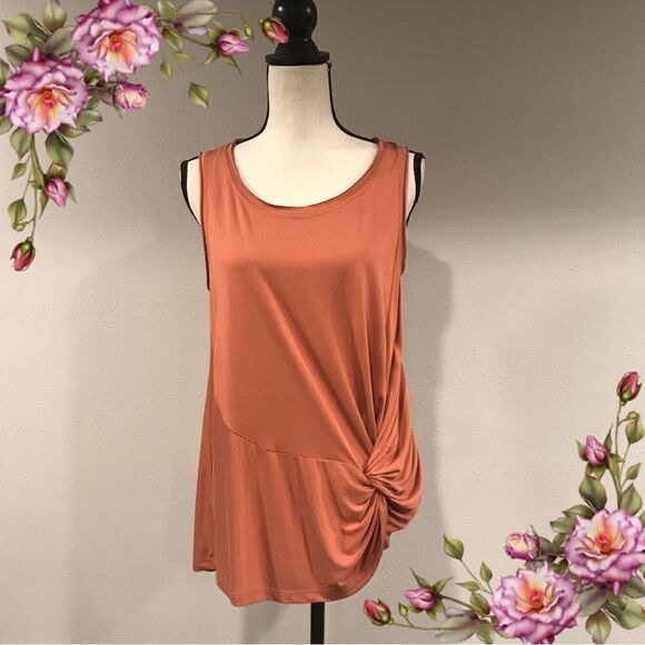 Mystree Tops - Rust color sleeveless top